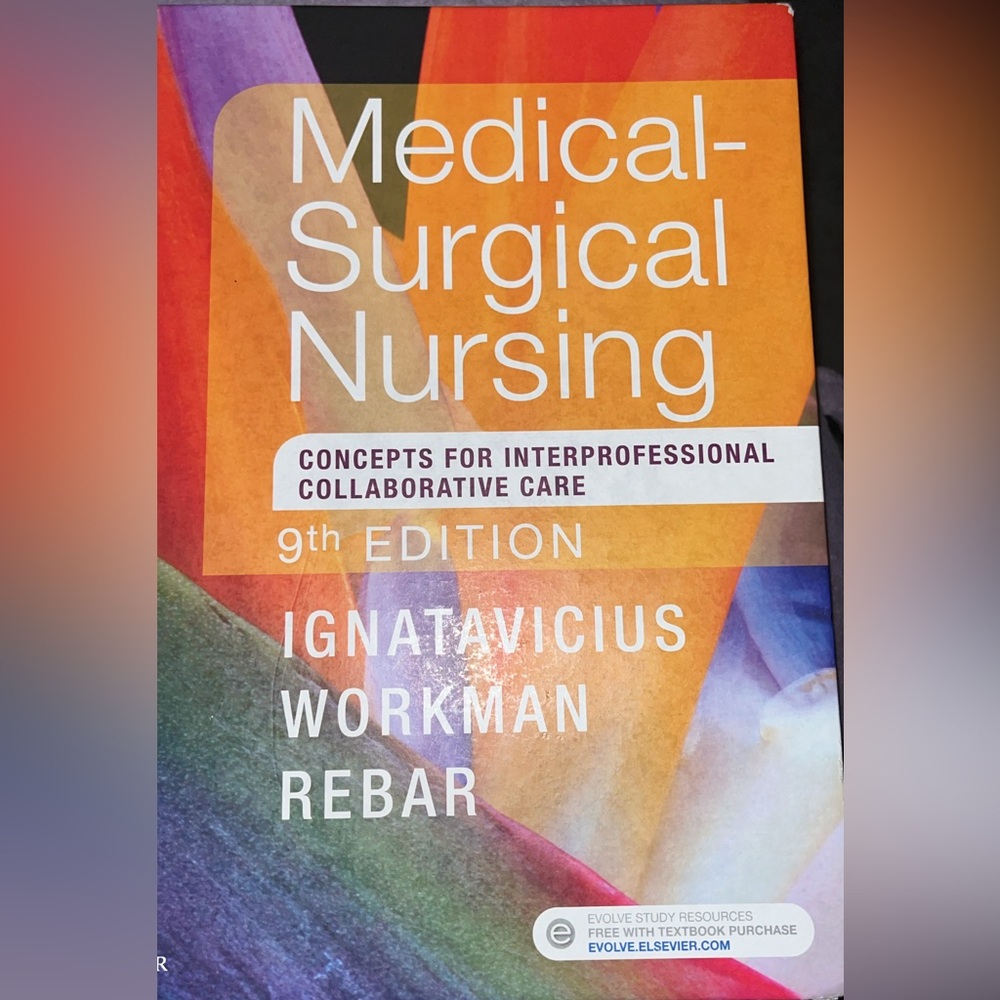 Medical surgical nursing book
